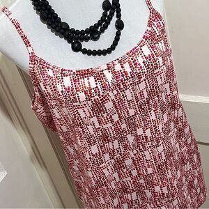 Lane Bryant Red and White Camisole women's 18 / 20 Like New!